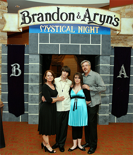 Mitzvah entry family photo