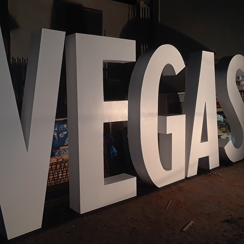 6 foot tall vegas letters