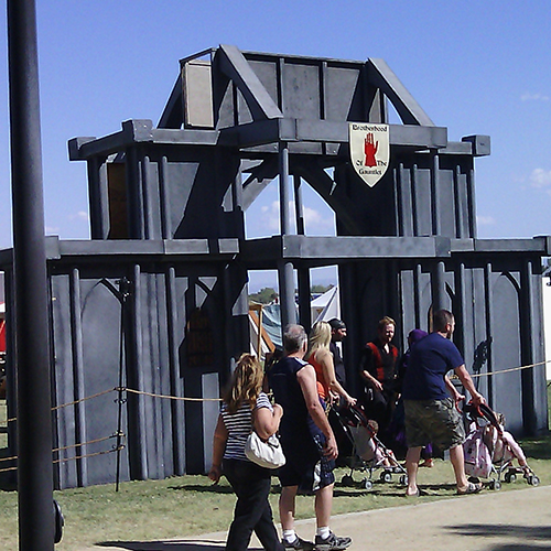 guild enryway at las vegas ren faire